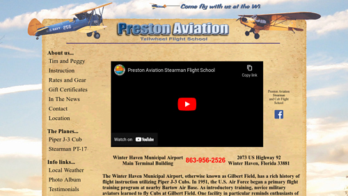 Preston Aviation - Tailwheel Flight School