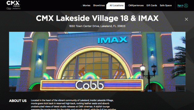 CMX Cinemas Lakeside 18 and IMAX